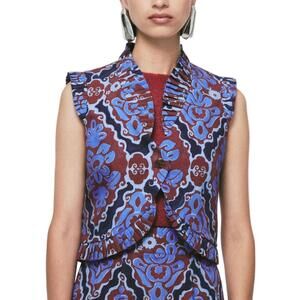 NEW DE LORETA women's arcadia vest in mosqurea